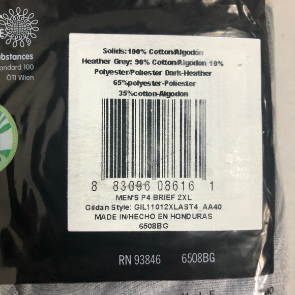 Gildan Men’s Briefs 2XL 4 Pack - Picture 7 of 8